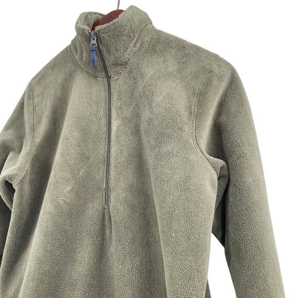Helly Hanson Feather Pile Ivy Green Quarter Zip Fleece Pullover Mens Size Small - Picture 2 of 9